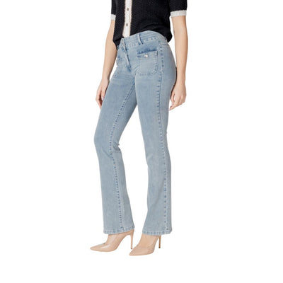 Morgan De Toi Blue Cotton Slim Fit Jean