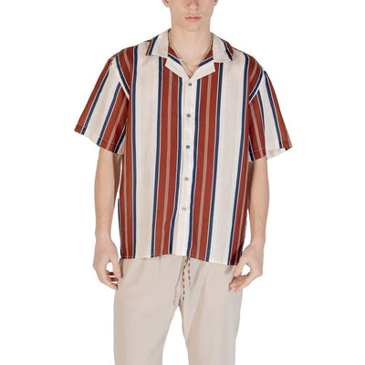 Gianni Lupo Beige Linen Shortsleeve