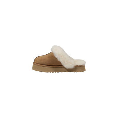 UGG Beige Suede Leather Slipper