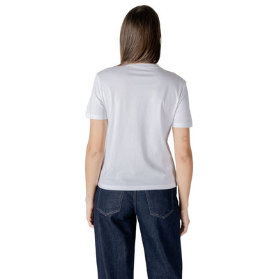 Calvin Klein Jeans Wit Katoenen T-shirt