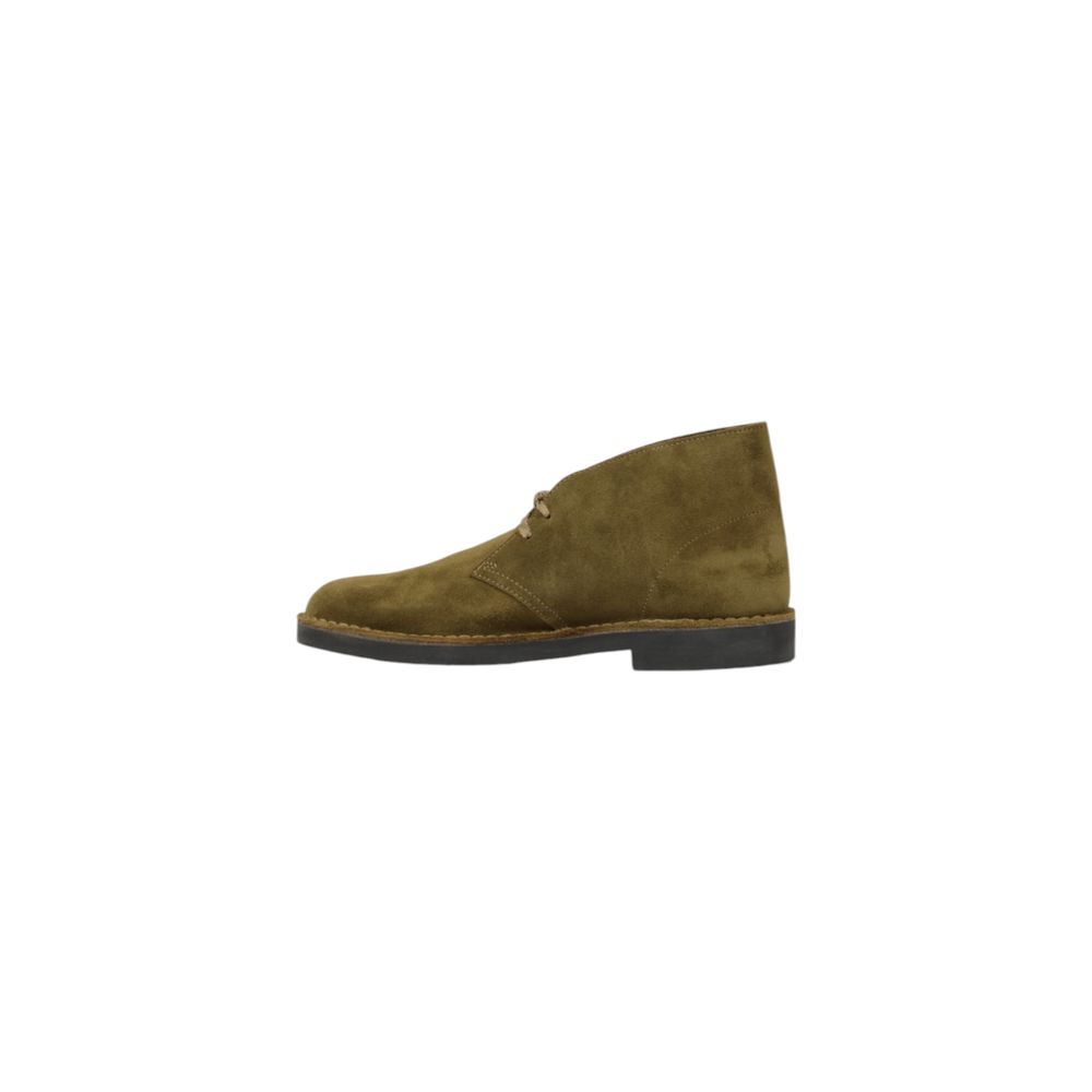 Clarks Green Suede Leather Oxfords And Derby