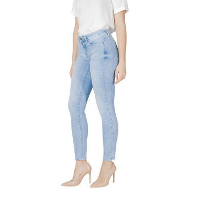 Street One Light Blue Cotton Slim Fit Jean
