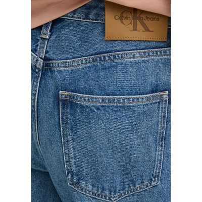 Calvin Klein Jeans Blauwe Katoenen Mom Jean
