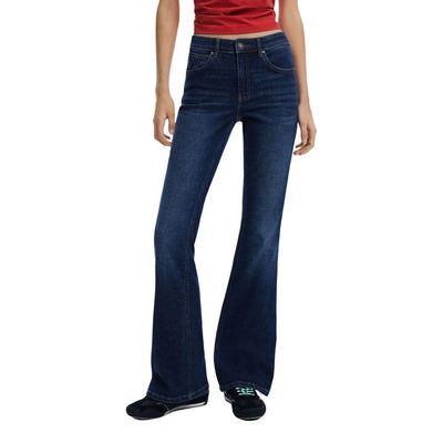 Jean coupe bootcut en coton bleu Desigual