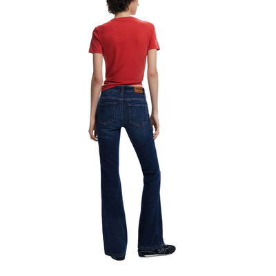 Jean coupe bootcut en coton bleu Desigual