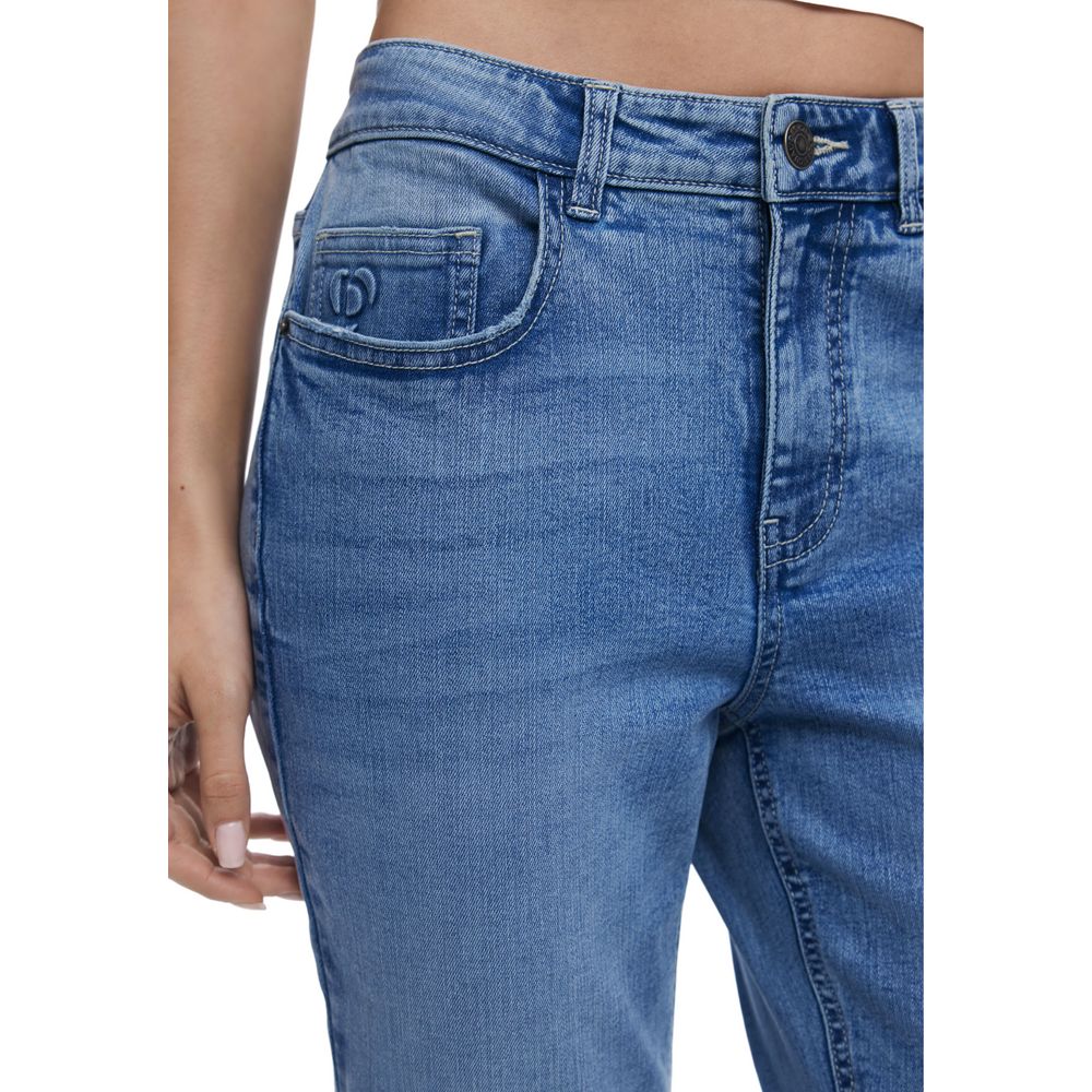 Jean skinny en coton bleu clair Desigual
