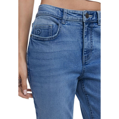 Jean skinny en coton bleu clair Desigual