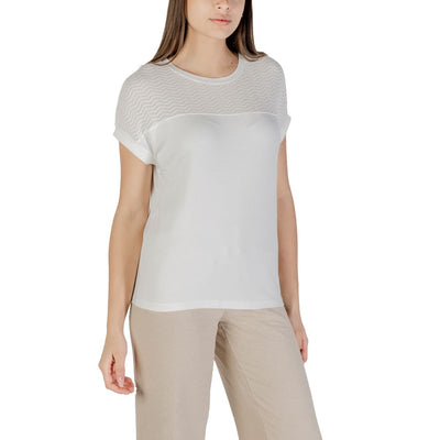 Street One White Viscose T-Shirt