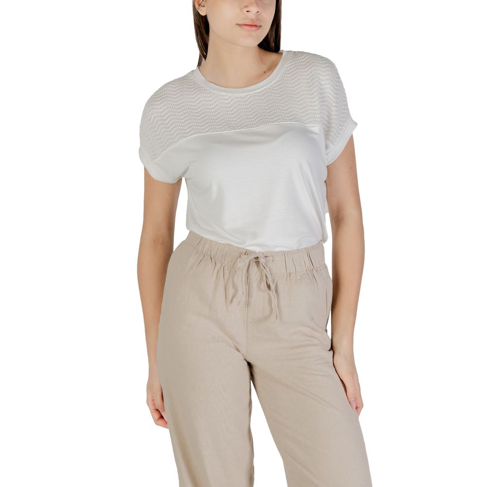 Street One White Viscose T-Shirt