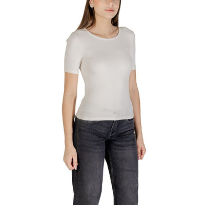 Guess Active Pink Polyamide T-Shirt