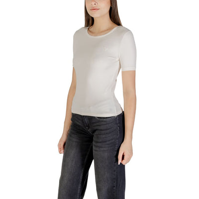 Guess Active Pink Polyamide T-Shirt