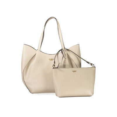 Guess Jeans Beige Polyethyleen Dames Handtas