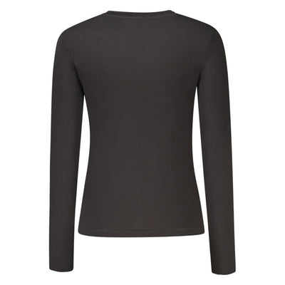 Guess Jeans Black Cotton Women T-Shirt
