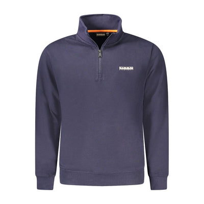Napapijri Blue Cotton Men Sweater