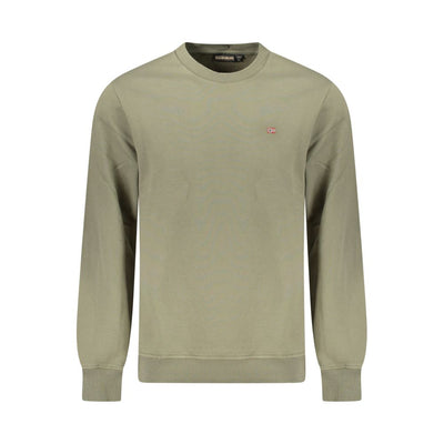 Napapijri Green Cotton Men Sweater