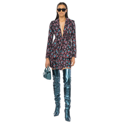 PINKO Black Polyester Suits & Blazer