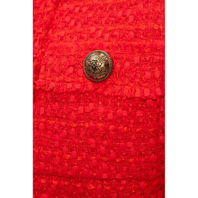 Balmain Red Nylon Suits & Blazer