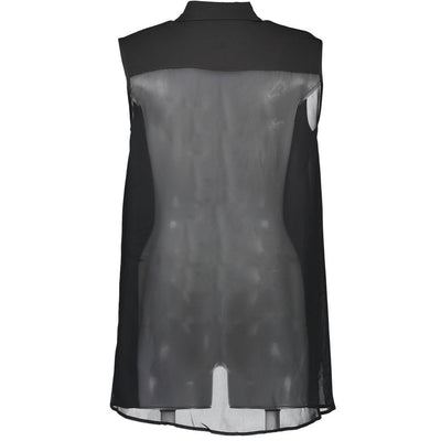Love Moschino Black Viscose Shirt