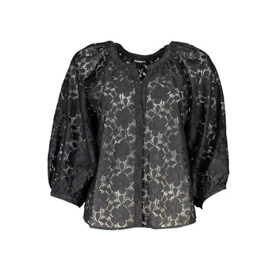 Chemise en polyester noire Desigual