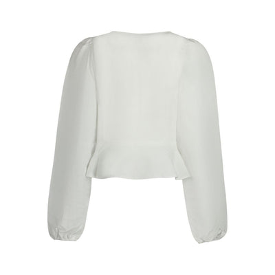 Guess Jeans White Linen Shirt