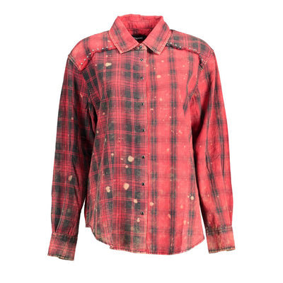 Chemise en coton rouge Desigual