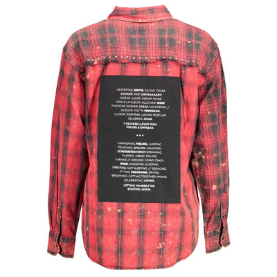 Chemise en coton rouge Desigual