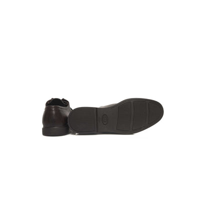 Cerruti 1881 Brown Cowhide Men Derby Shoe