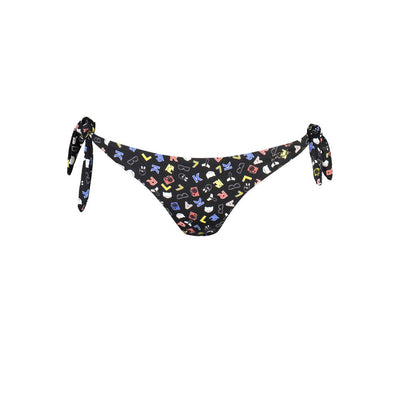 Karl Lagerfeld Black Elastane Swimwear