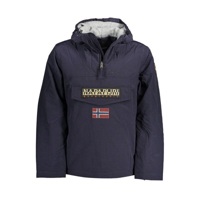 Napapijri Blue Polyamide Jackets & Coat