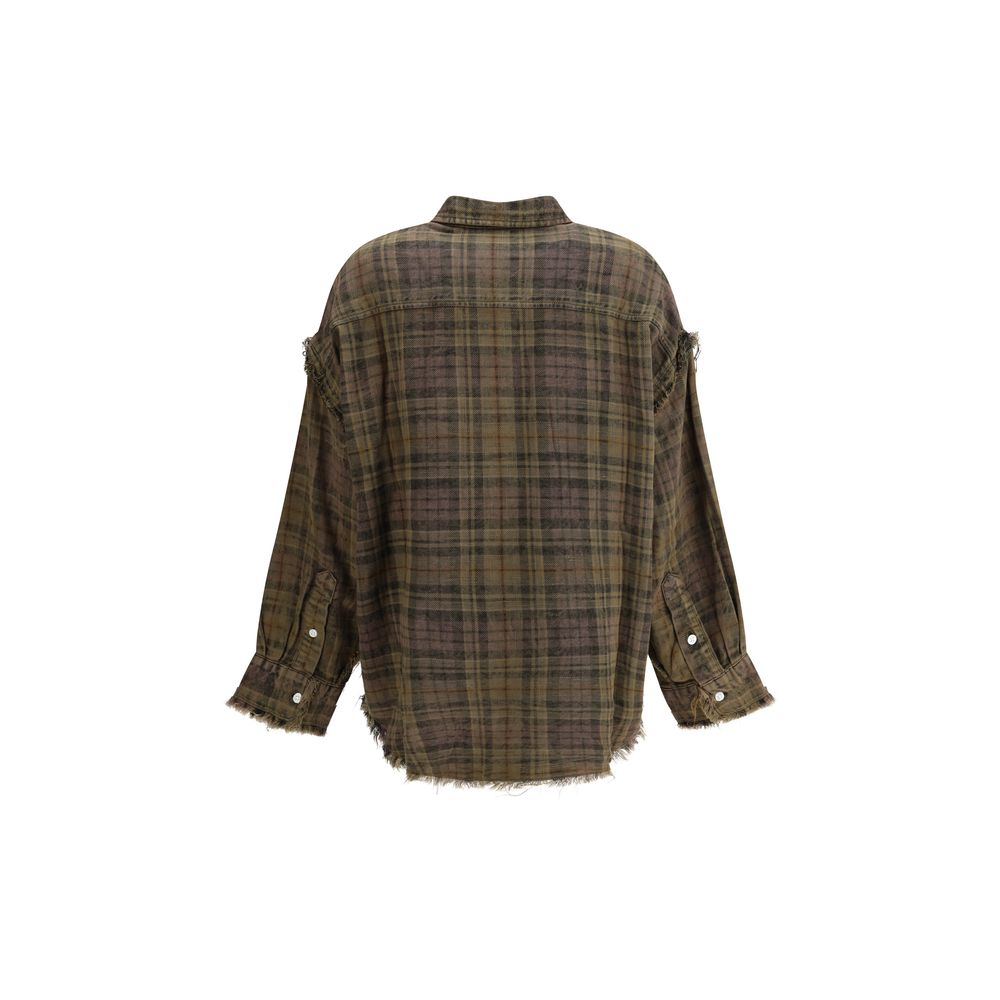 R13 Checked Cotton Shirt