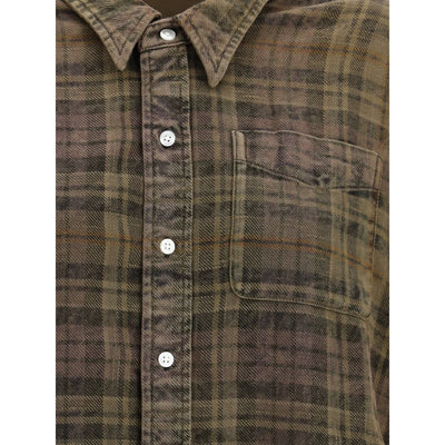 R13 Checked Cotton Shirt