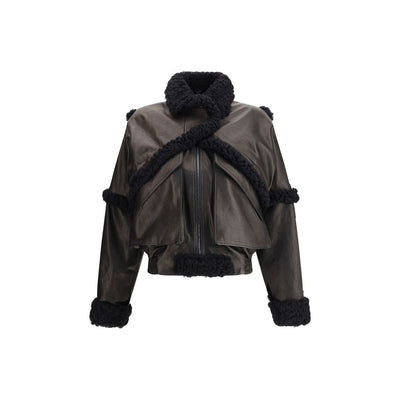 Magda Butrym Cropped shearling Jacket