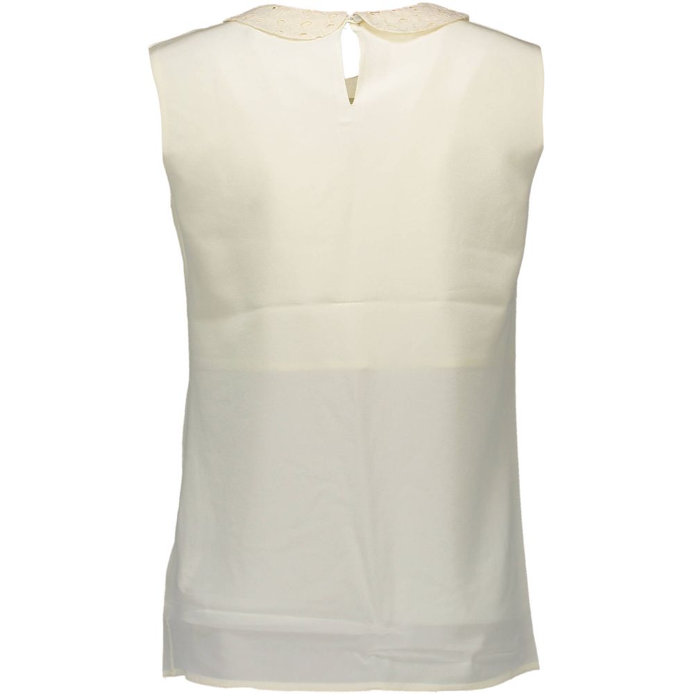 Gant White Silk Tank Top