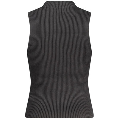 Guess Jeans Black Cotton Tank Top