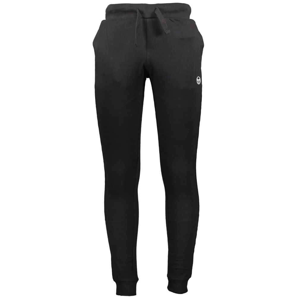 Sergio Tacchini Black Cotton Pant