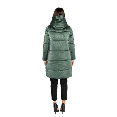 Cleré Green Polyester Jackets & Coat