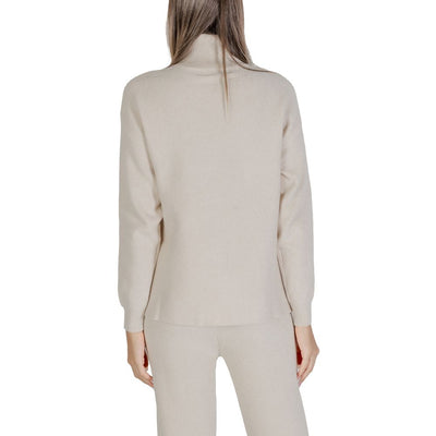 Cleré Beige Viscose Turtleneck