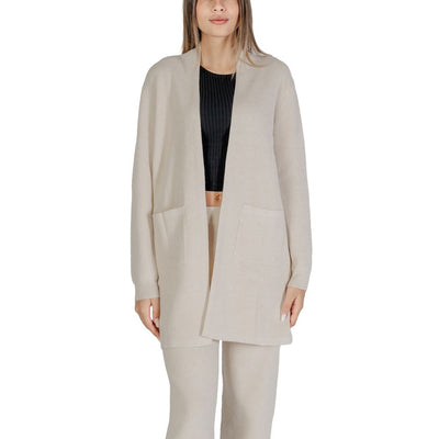 Cleré Beige Viscose Cardigan