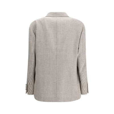 Brunello Cucinelli Prince of Wales Blazer