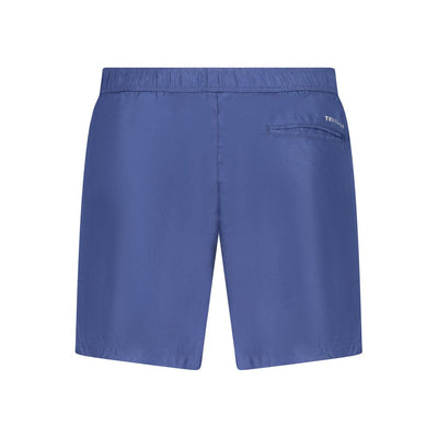 Trussardi Blue Polyester Swimwear
