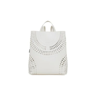 Desigual White Polyethylene Backpack