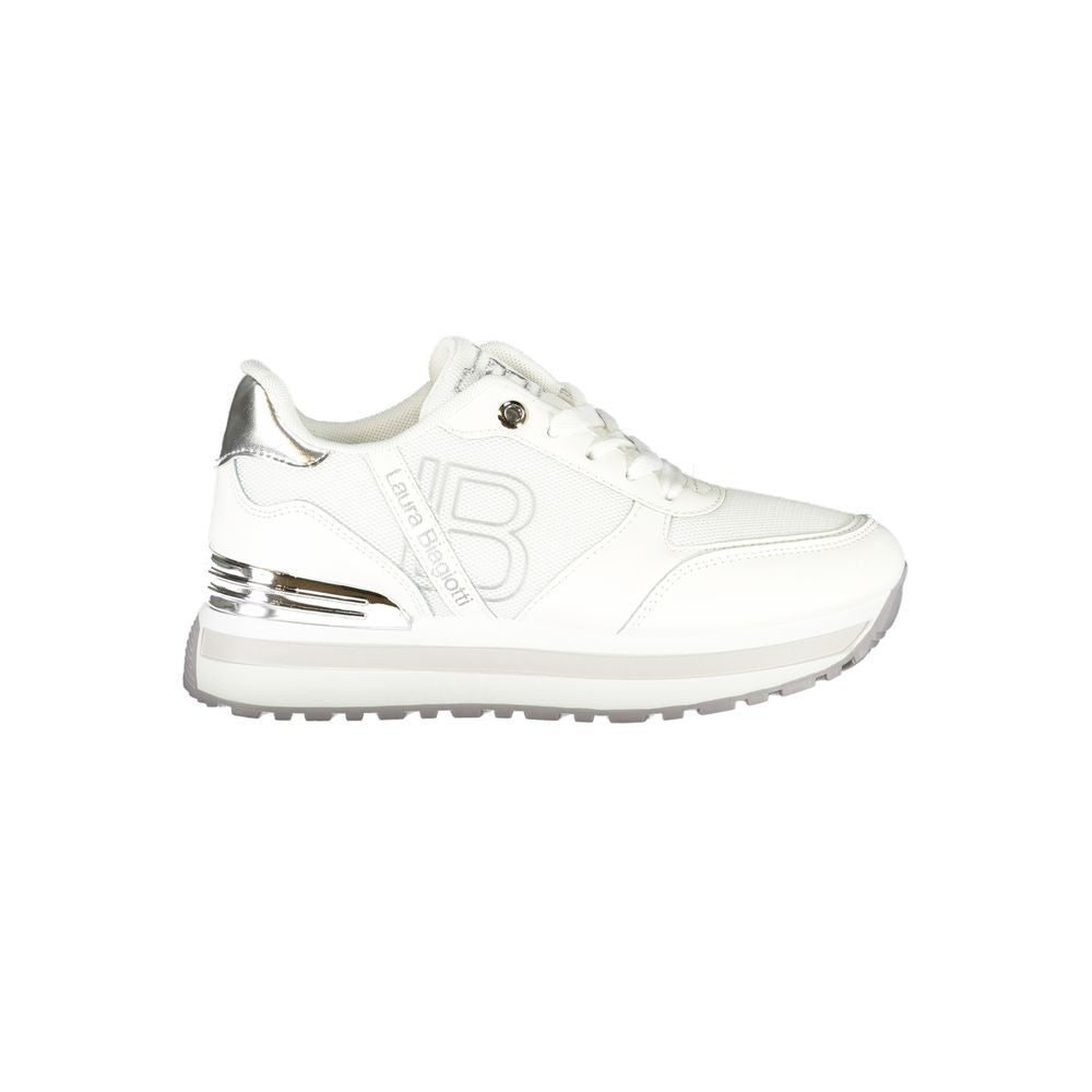 Laura Biagiotti White Polyester Sneaker