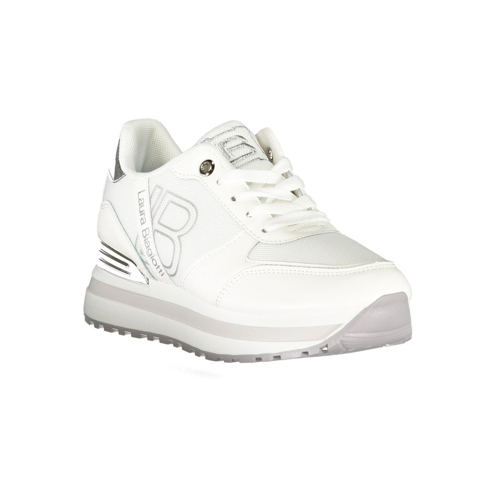 Laura Biagiotti White Polyester Sneaker