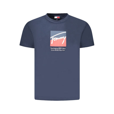 Tommy Hilfiger Blue Cotton T-Shirt