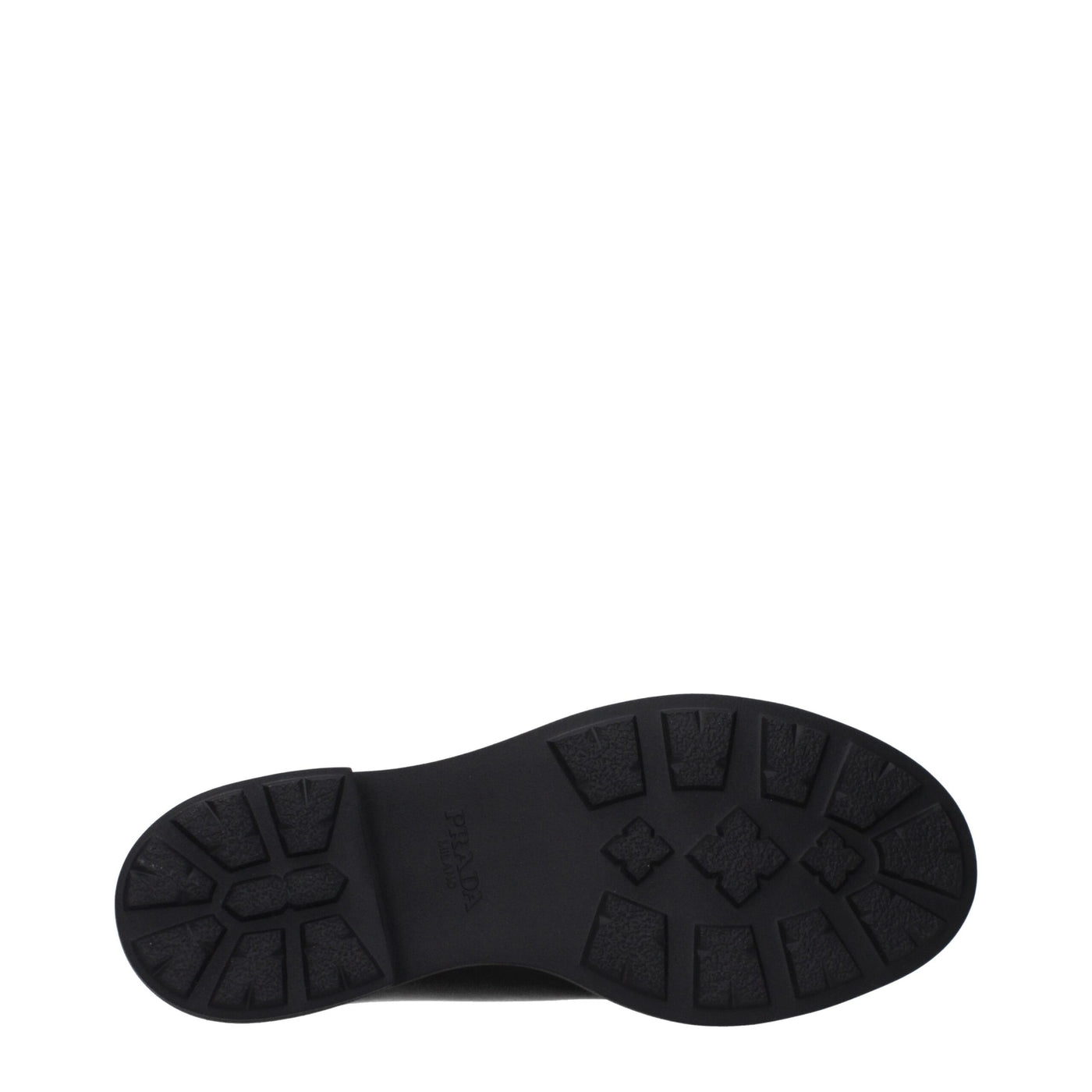 Prada Black Leather Oxfords And Derbies