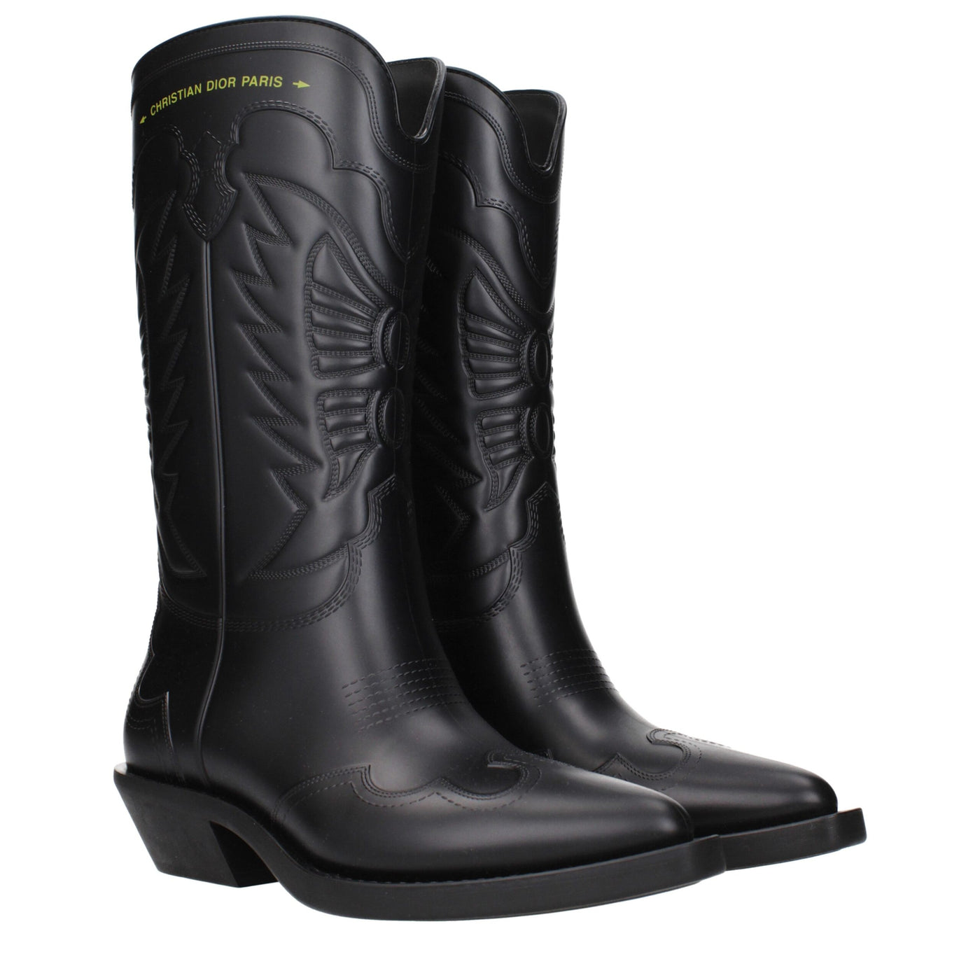 Christian Dior Black Leather Ankle Boots