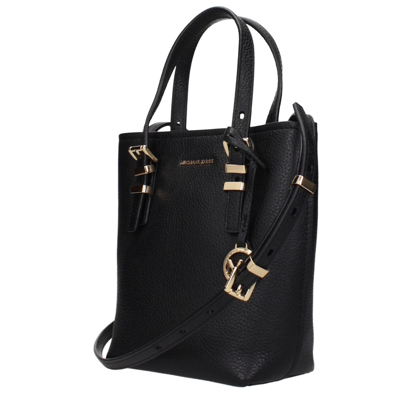 Michael Kors Black Leather Handbags