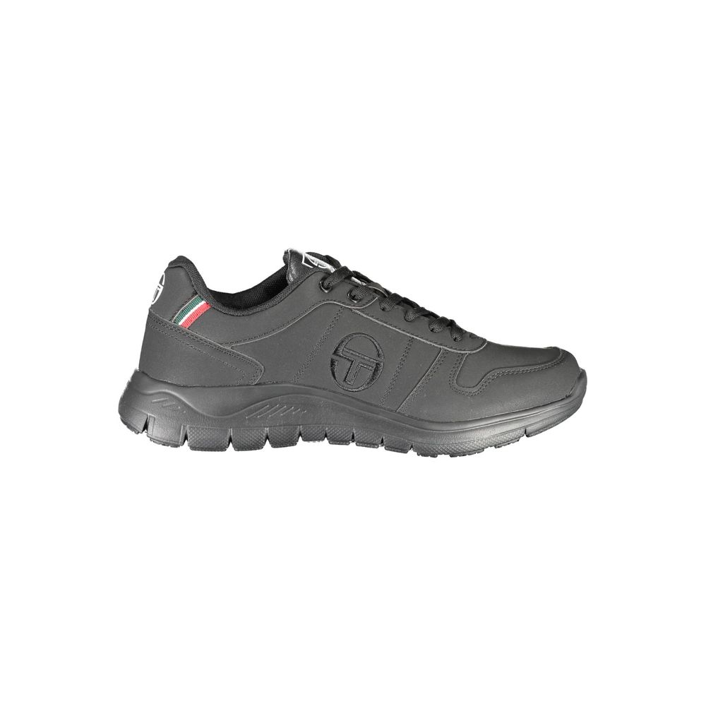 Sergio Tacchini Black Polyester Sneaker