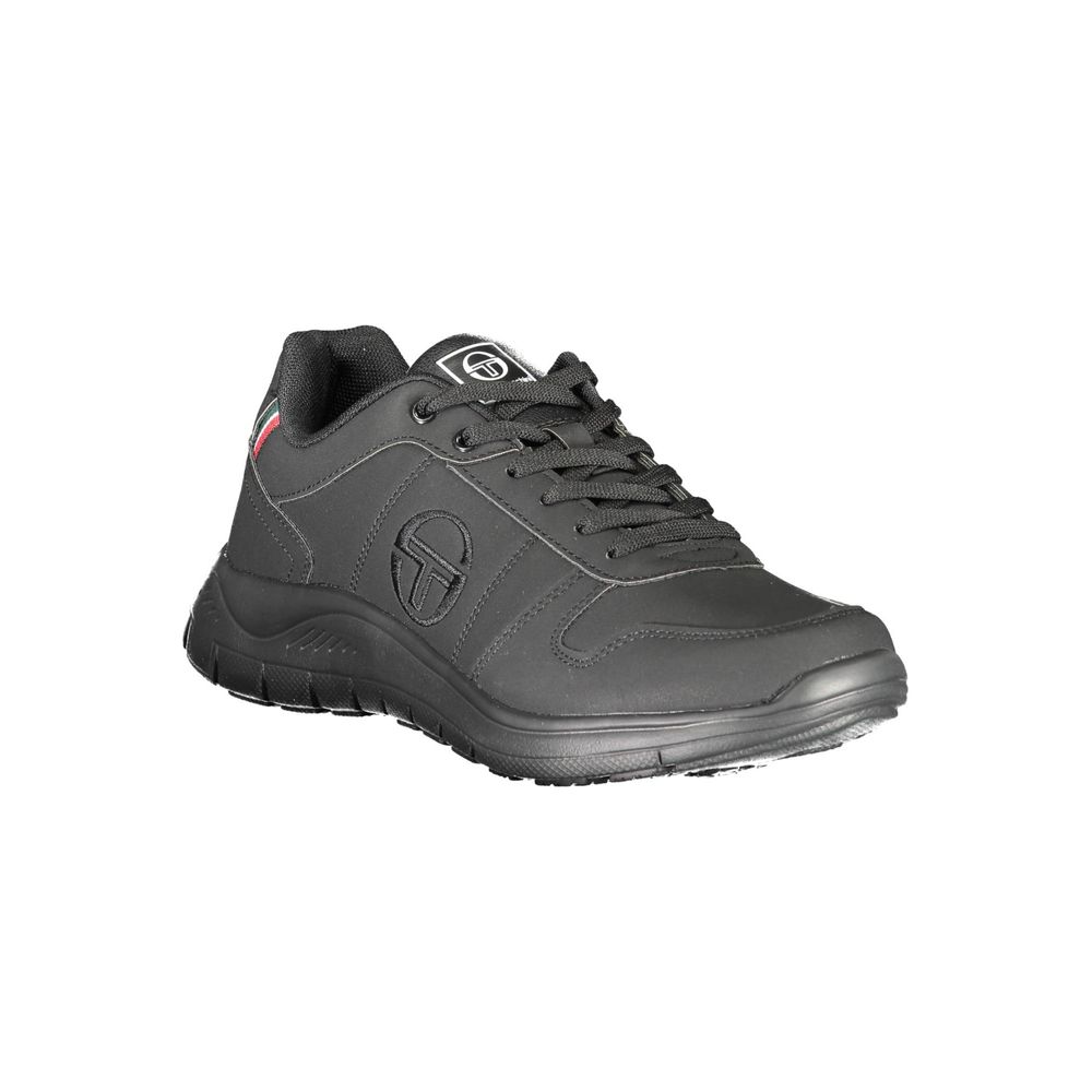Sergio Tacchini Black Polyester Sneaker