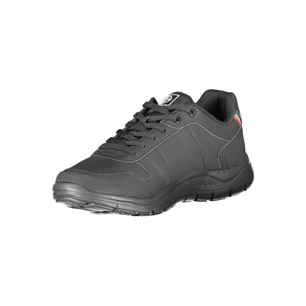 Sergio Tacchini Black Polyester Sneaker